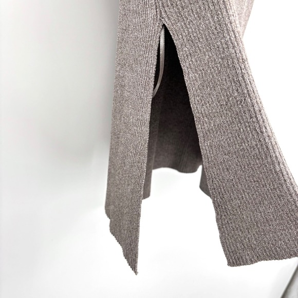 NWT DISSH Sofia Smoke Longline Top Sz XXL Taupe Ribbed Knit Sleeveless - Picture 7 of 13